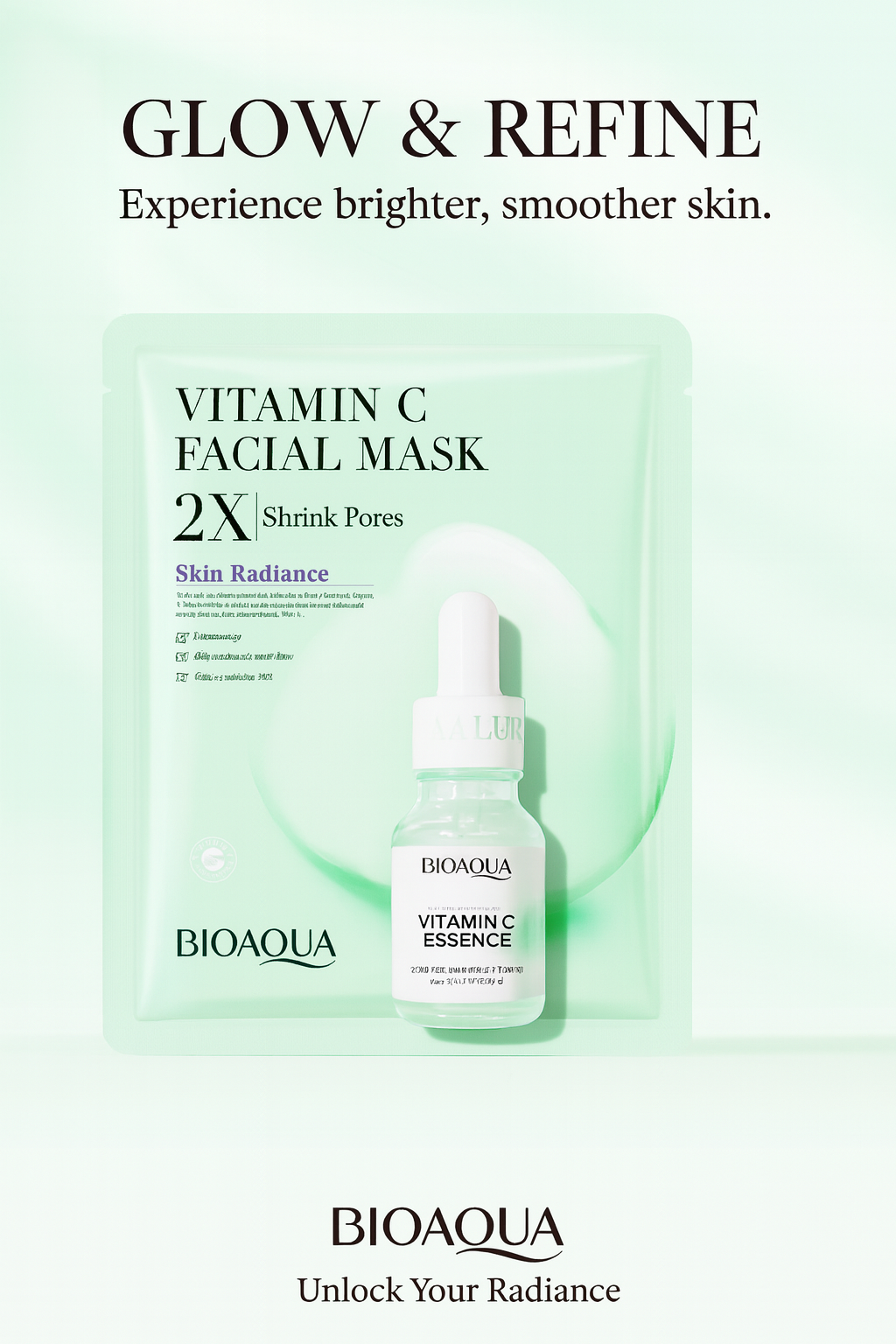 Vitamin C Mask for Brightening & Deep Skin Hydration - Sovadream
