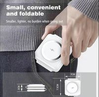 3 In 1 Magnetic Wireless Charging Folding Mobile Phone Holder