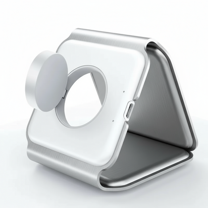 3 In 1 Magnetic Wireless Charging Folding Mobile Phone Holder